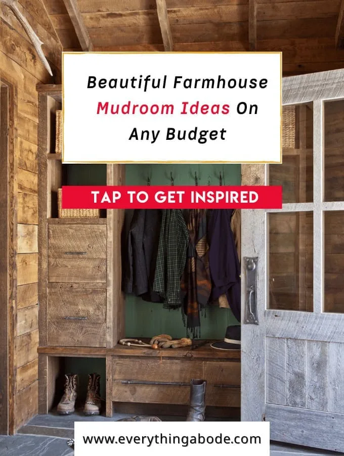farmhouse mudroom