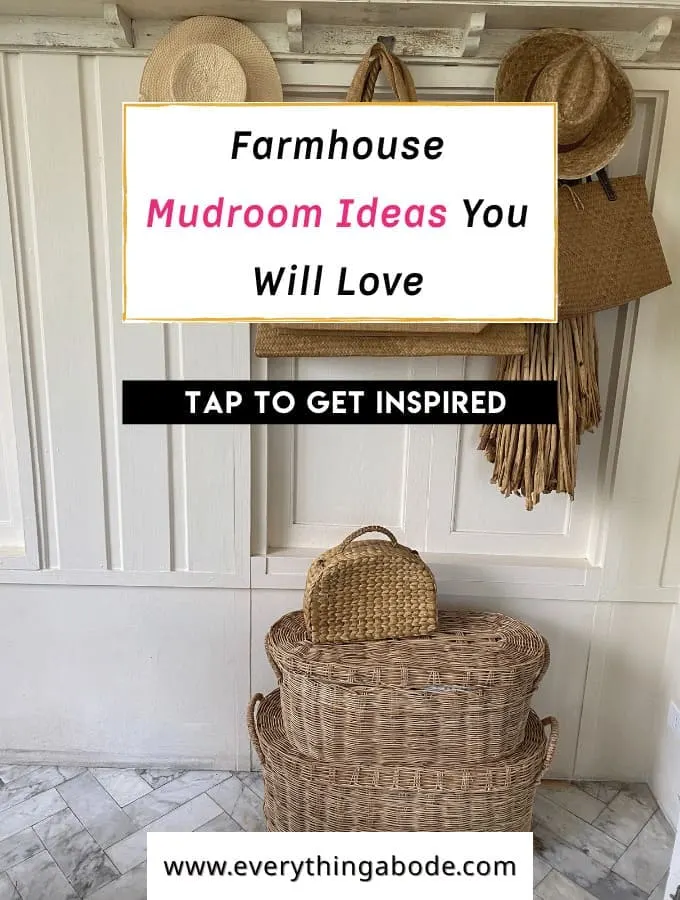farmhouse mudroom