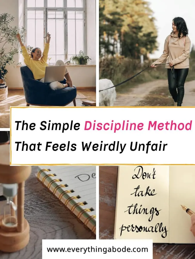 how to make discipline feel easy