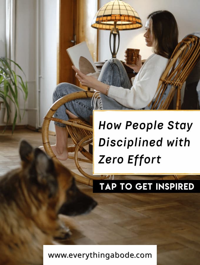 how to make discipline feel easy