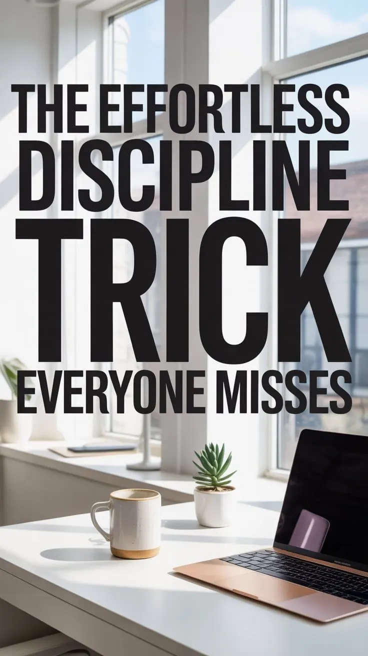 how to make discipline feel easy