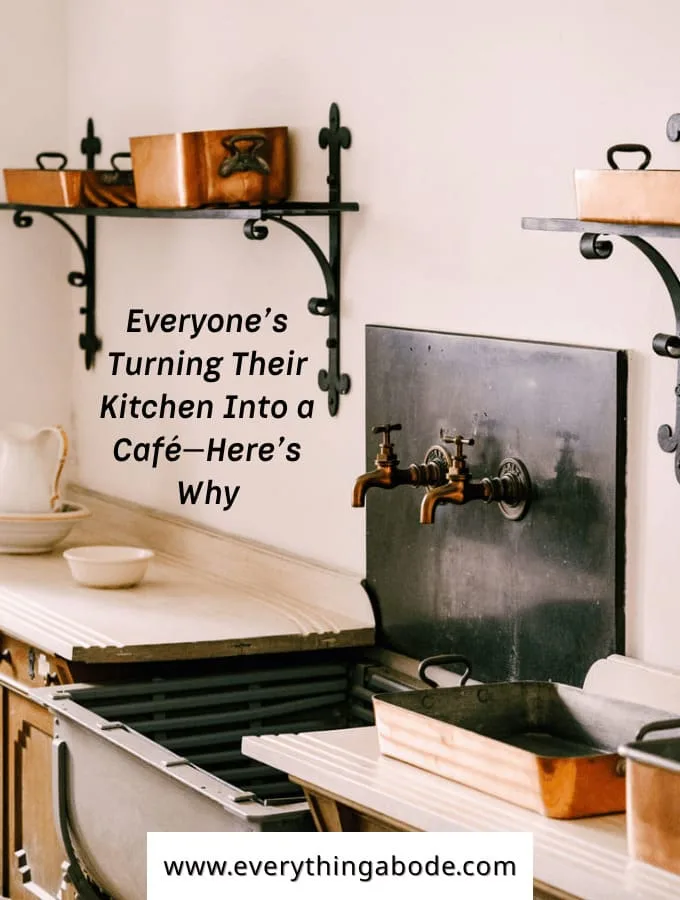 style your kitchen like a boutique cafe
