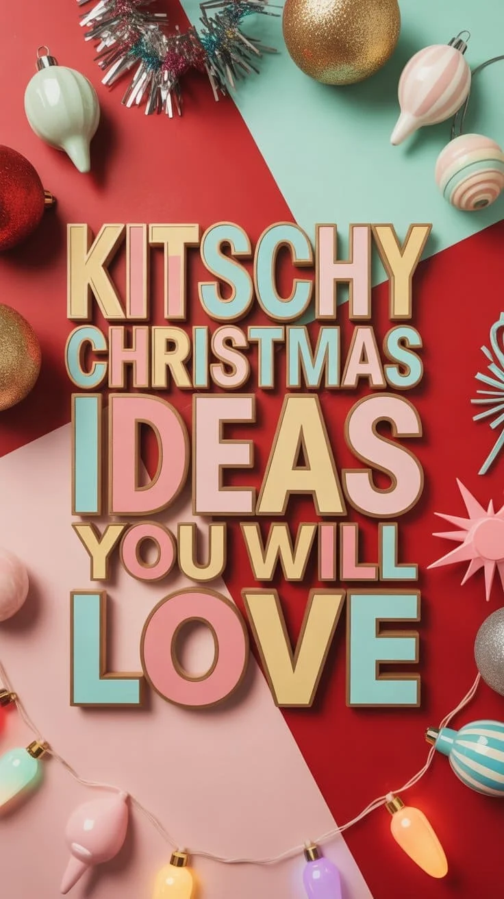 kitschy christmas pin