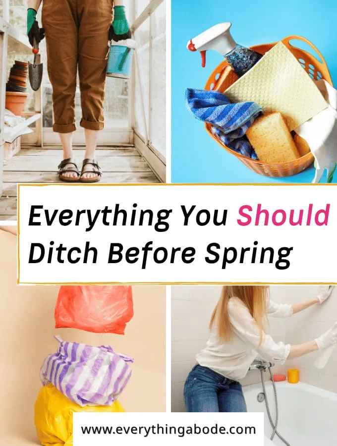 things to declutter before spring