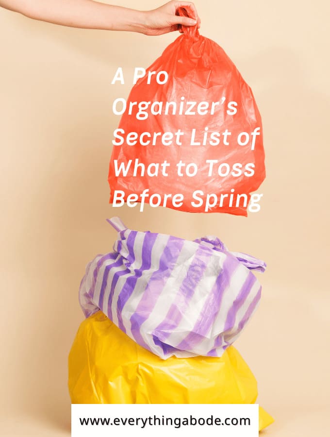 things to declutter before spring