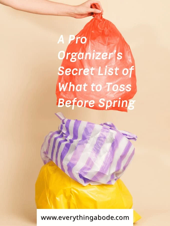 things to declutter before spring