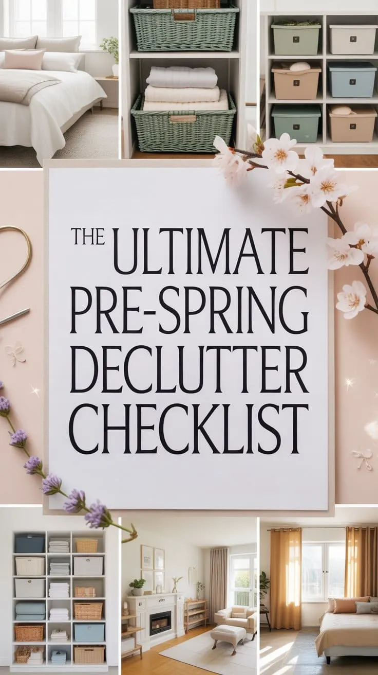 things to declutter before spring