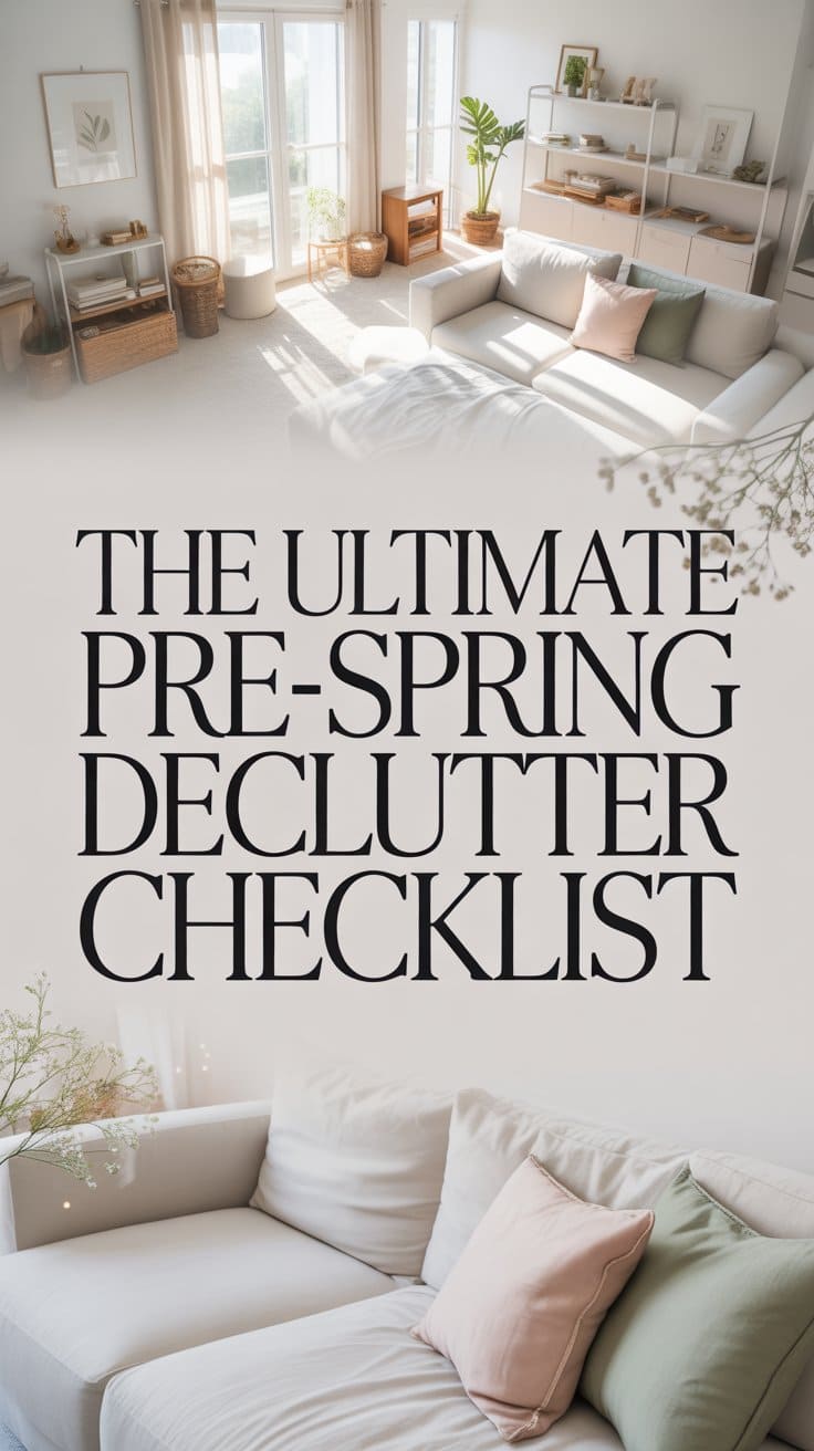 things to declutter before spring