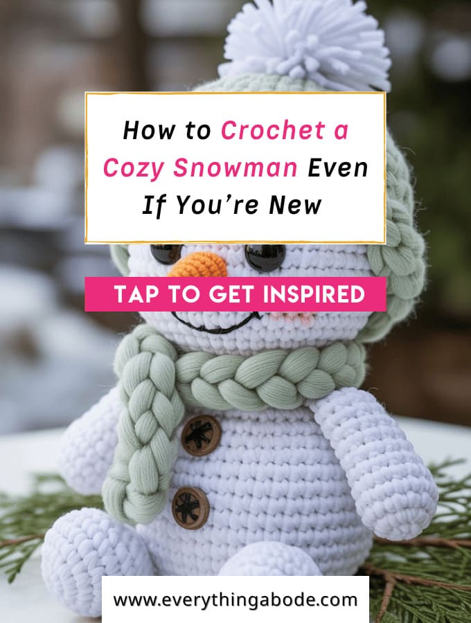 How to Crochet a Simple Amigurumi Snowman