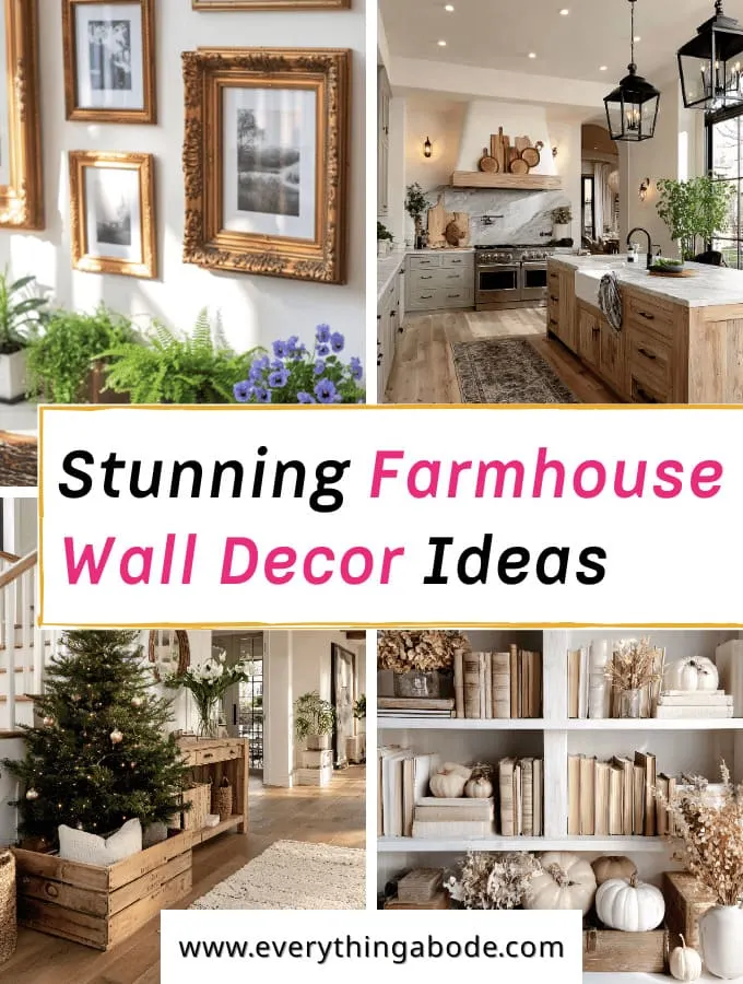 Farmhouse wall decor ideas