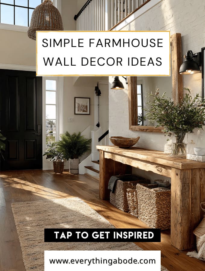 Farmhouse wall decor ideas