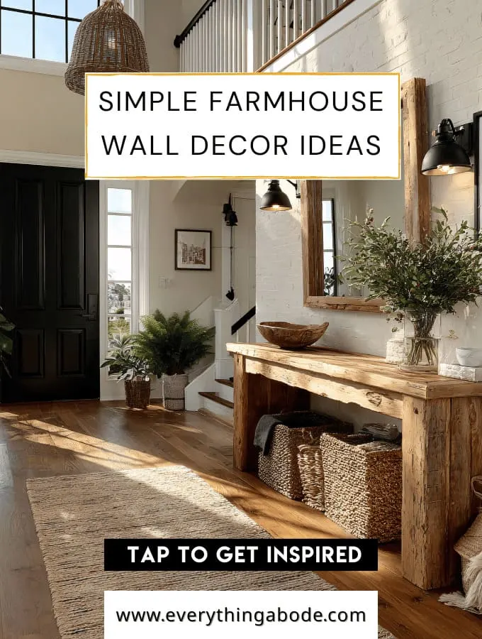 Farmhouse wall decor ideas