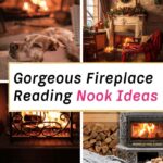cozy fireplace reading nook ideas