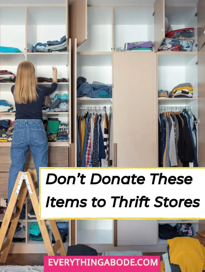 thrift store donation mistakes