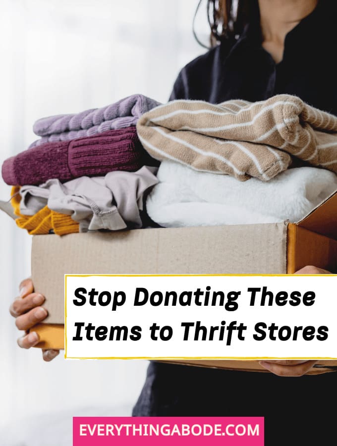 thrift store donation mistakes