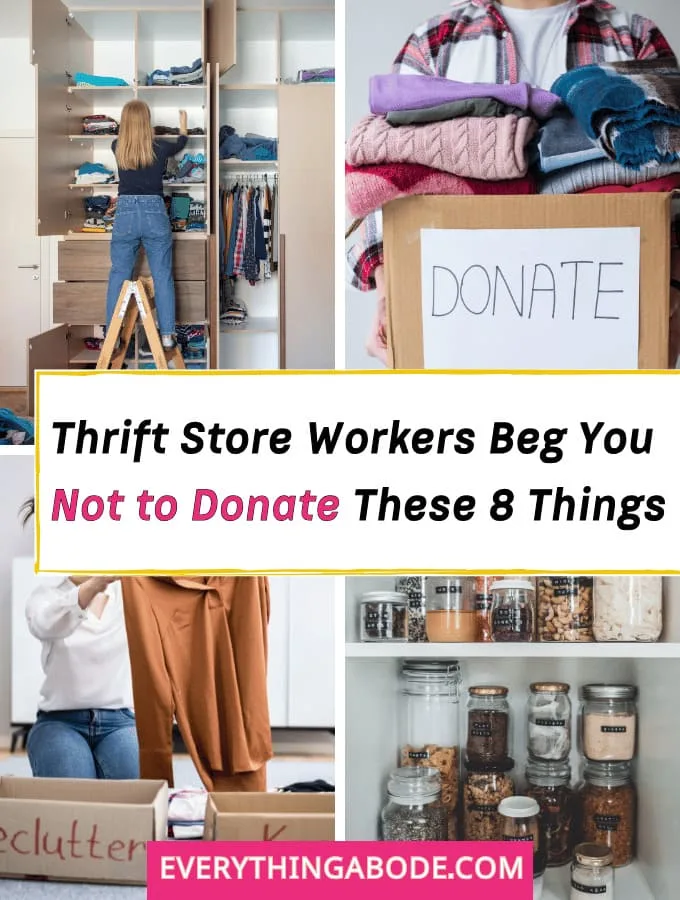 thrift store donation mistakes