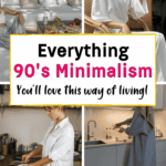 Minimalism from the 1990's is in style more than ever!