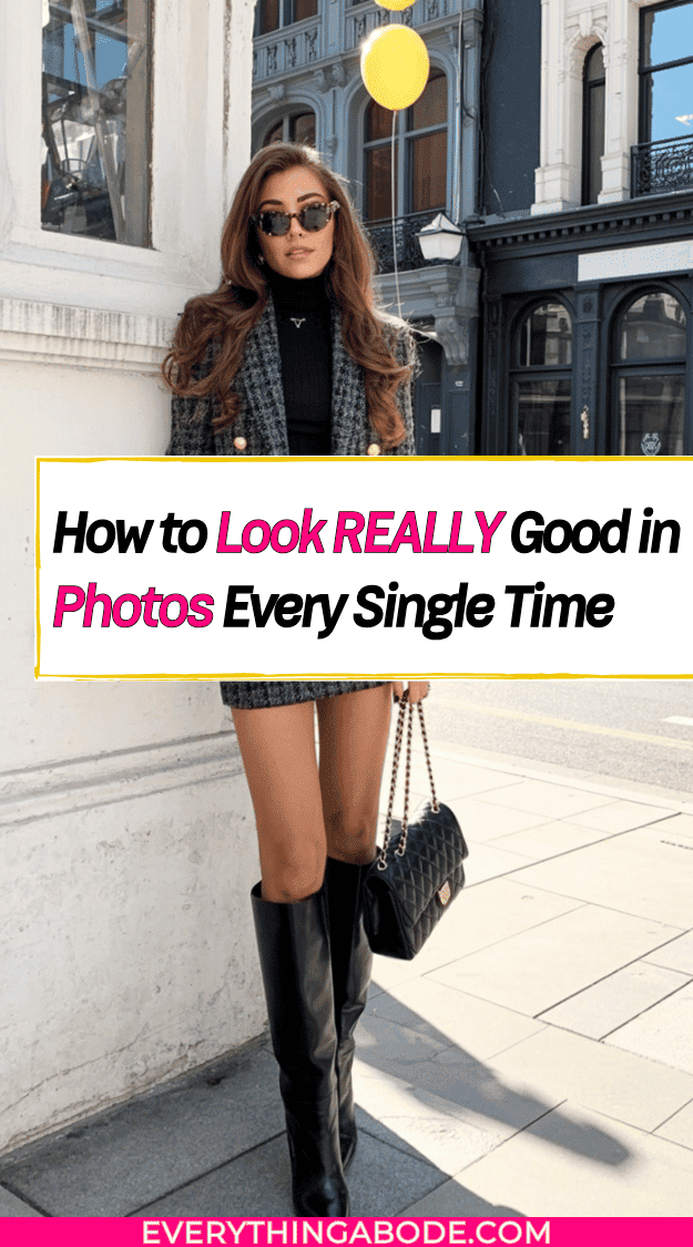 how to actually look good in photos