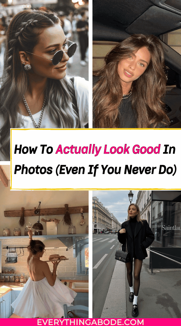 how to actually look good in photos