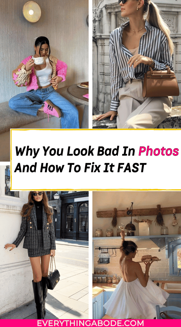 how to actually look good in photos