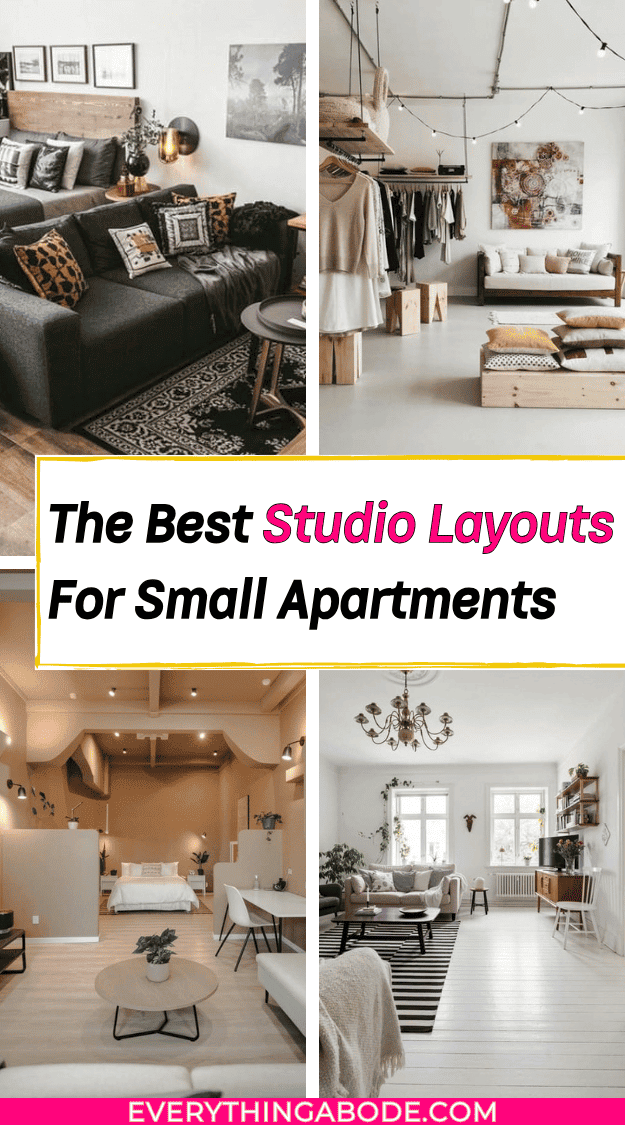 Best studio apartment layouts for small apartments