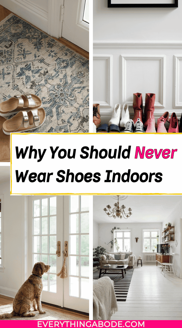 Why you should never wear shoes indoors