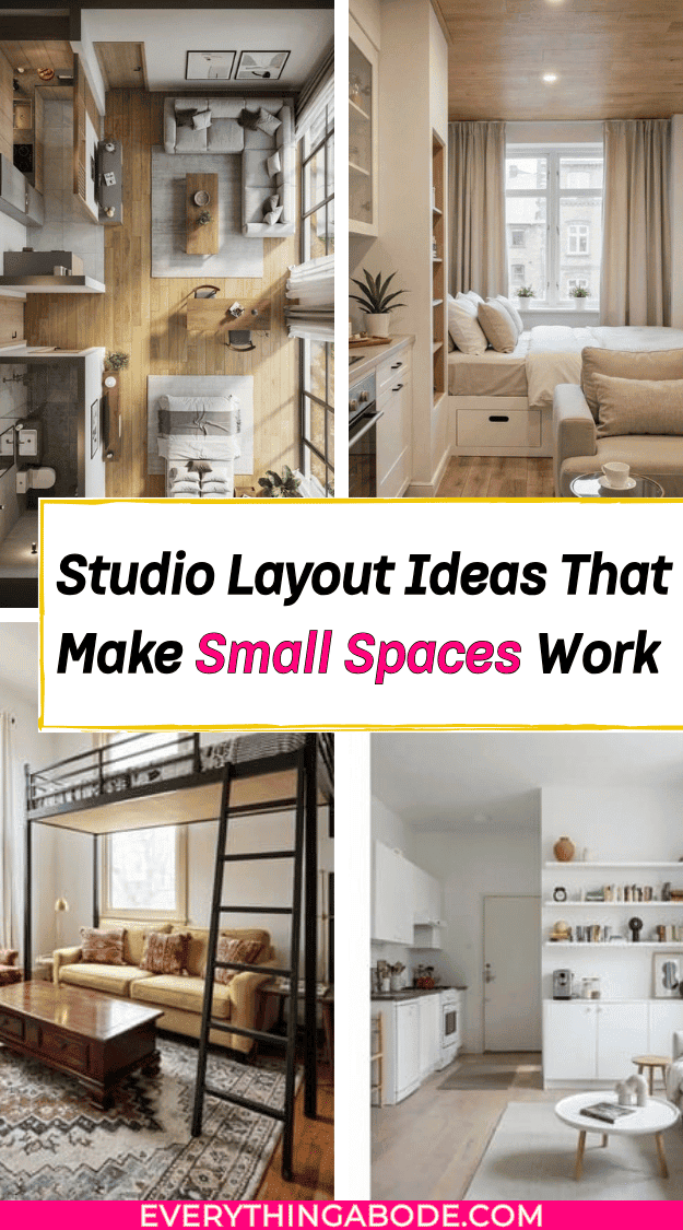 Studio layout ideas that make small spaces work