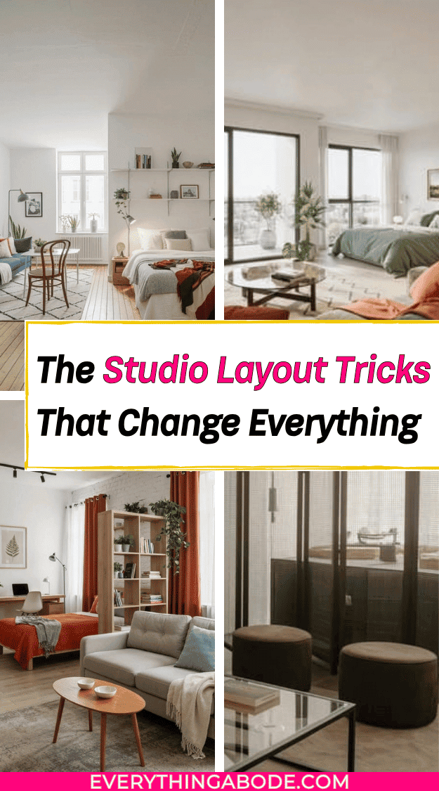 Studio apartment layout tricks that can change the whole room